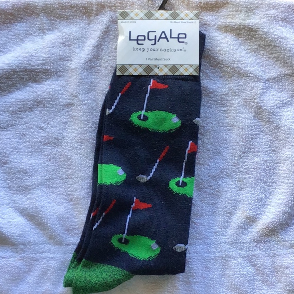 Legale men’s golf socks. NWT.